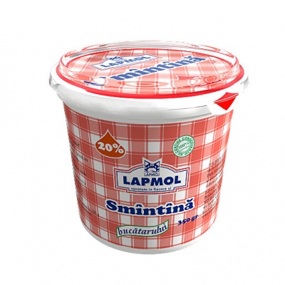 Сметана Lapmol 20% 350г