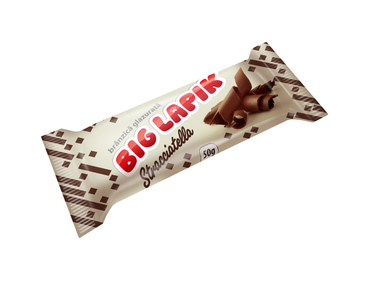 Сырок сладкий глазированный с шоколадной крошкой СТРАТИЧЕЛЛА