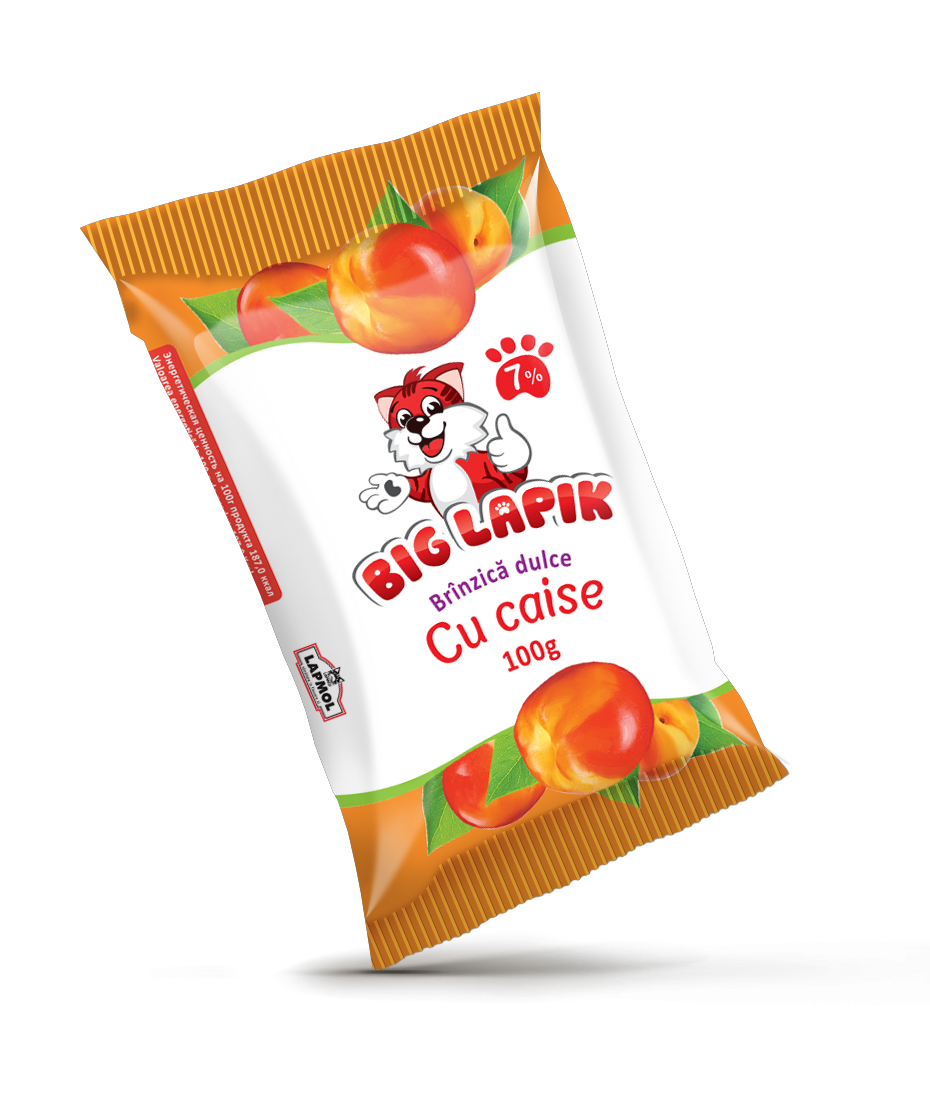 Сырок сладкий Big Lapik с курагой