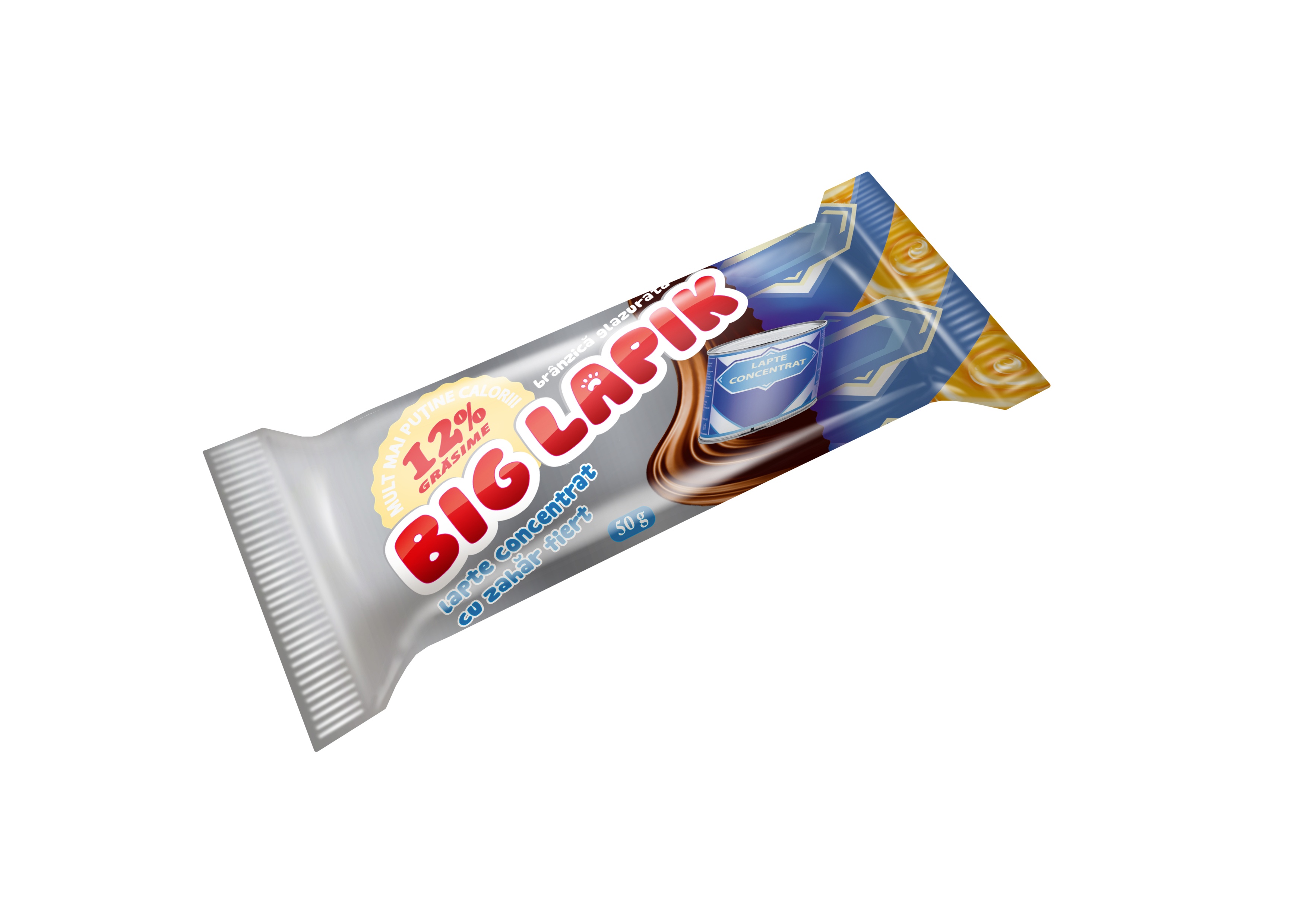 Сырок сладкий глазированный с пониженным содержанием жира со сгущенкой