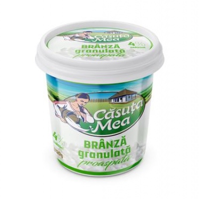 Творог зерненый Căsuța Mea 4%
