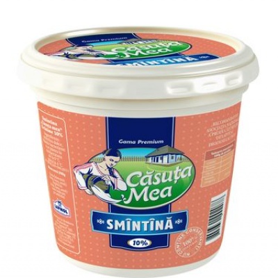 Сметана Căsuța Mea гамма премиум 10% 350г