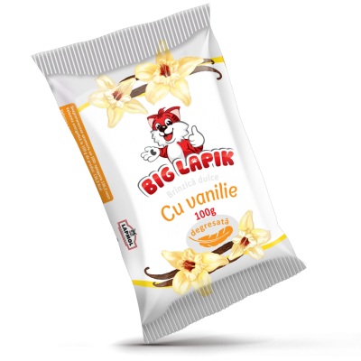 Сырок сладкий Big Lapik ванильный обезжиренный