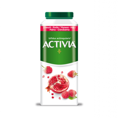 Активия питьевая с малиной и гранатом, 320г