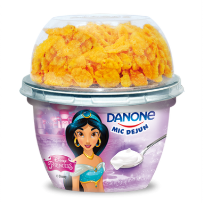 Йогурт Данон Дисней с кукурузными хлопьями, 140г
