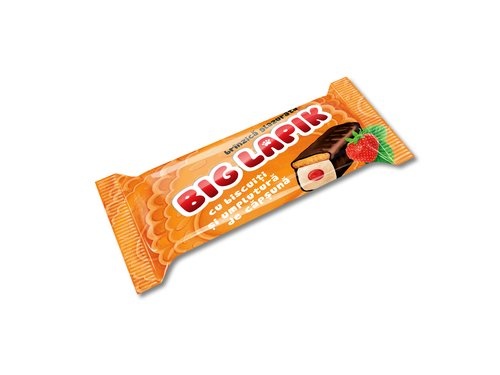 Сырок сладкий глазированный С КЛУБНИКОЙ И ПЕЧЕНИЕМ