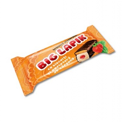 Сырок сладкий глазированный С КЛУБНИКОЙ И ПЕЧЕНИЕМ