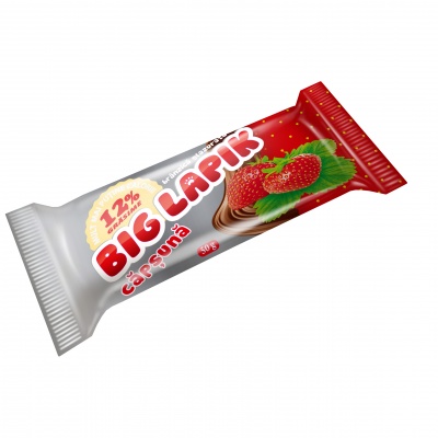 Сырок сладкий глазированный с пониженным содержанием жира КЛУБНИКА