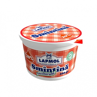 Сметана Lapmol 20% 200г