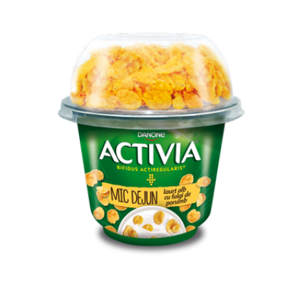 Активия Завтрак с кукурузными хлопьями, 168г