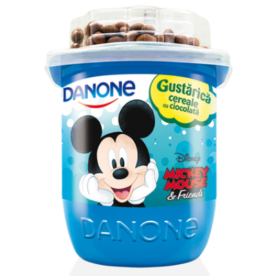Йогурт Данон Дисней с шоколадными хлопьями, 107г